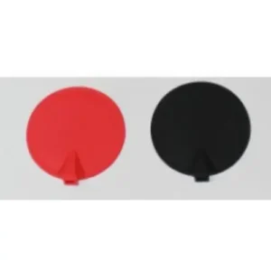 Prom-054R - Silicone Electrode 4.0" Round Red