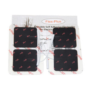 ProM-022 - Flex-Plus® 2"x2" Ultrathin Flexible Black Foam Backed Electrodes - by ProMed