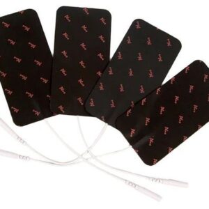 ProM-039 - 2" x 4" Flex-Plus® Ultrathin Flexible Black Foam Backed Electrodes - by ProMed