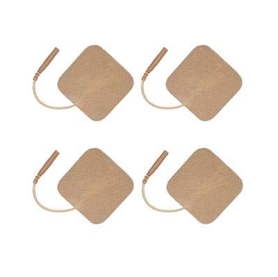 ProM-012 - Electrodes 1.5" x 1.5" Tan Cloth Black Carbon