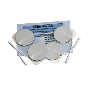 Stim-025 - 2" Round White Foam Electrodes StimPatch® - by ProMed